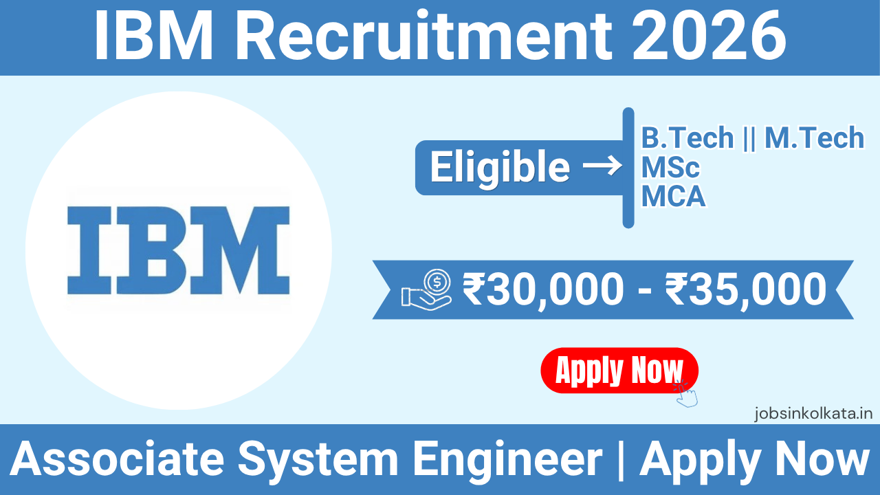 IBM Recruitment 2026: Associate System Engineer – Pan India - Educare Jobs