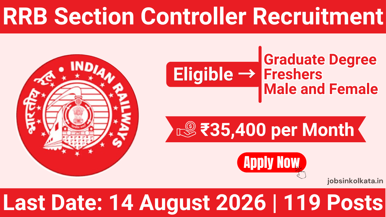 RRB Section Controller Recruitment 2026: Apply Online for 119 Railway ...